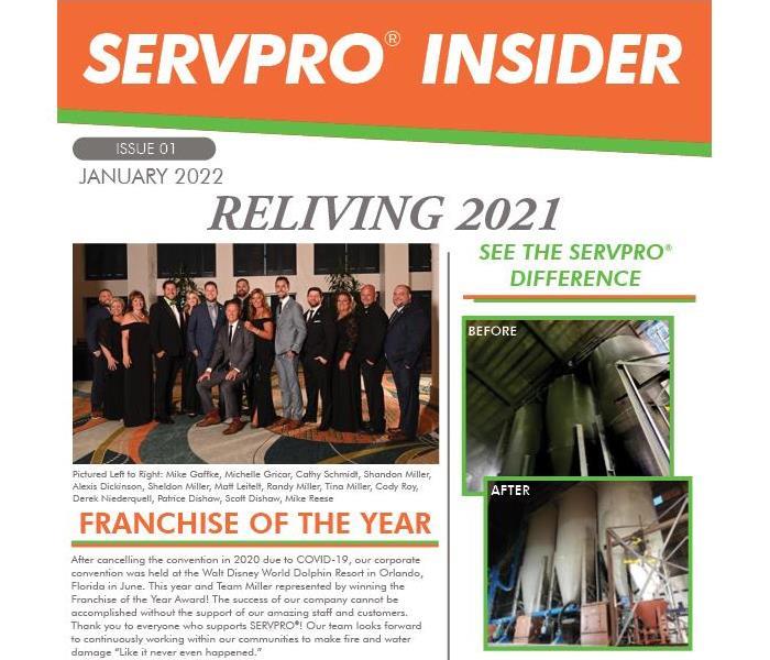 First page of January 2022 newsletter